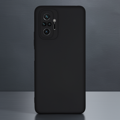 Xiaomi Redmi Note 10 Pro Kılıf First Silikon - Siyah