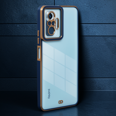 Xiaomi Redmi Note 10 Pro Kılıf Liva Lens Silikon - Mavi
