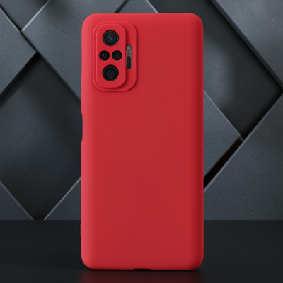 Xiaomi Redmi Note 10 Pro Kılıf Nano İçi Kadife Silikon - Sarı