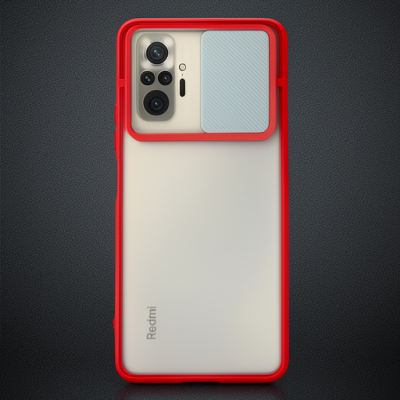 Xiaomi Redmi Note 10 Pro Kılıf Palm Buzlu Kamera Sürgülü Silikon - Turkuaz