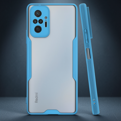Xiaomi Redmi Note 10 Pro Kılıf Platin Silikon - Mavi
