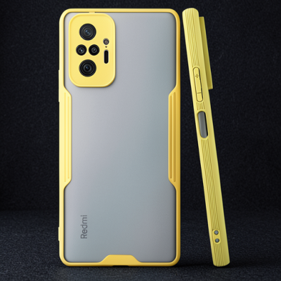 Xiaomi Redmi Note 10 Pro Kılıf Platin Silikon - Sarı