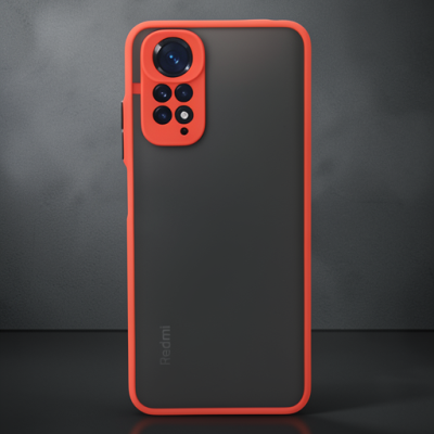 Xiaomi Redmi Note 11 Kılıf Montreal Silikon Kapak - Kırmızı