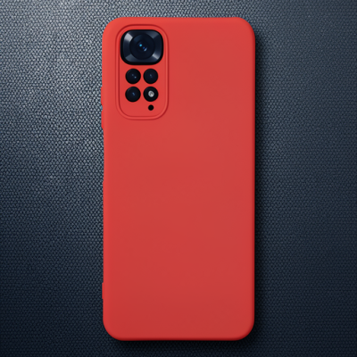 Xiaomi Redmi Note 11 Kılıf Nano İçi Kadife Silikon - Pudra