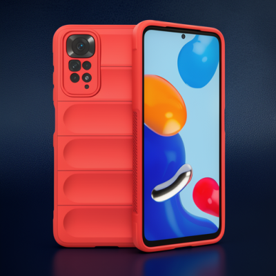 Xiaomi Redmi Note 11 Kılıf Optimum Silikon - Kırmızı
