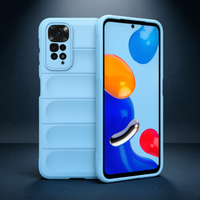 Xiaomi Redmi Note 11 Kılıf Optimum Silikon - Sky Blue