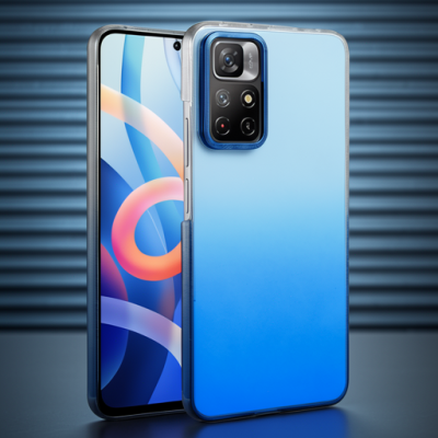 Xiaomi Redmi Note 11 Pro Glossy Kapak - Mavi