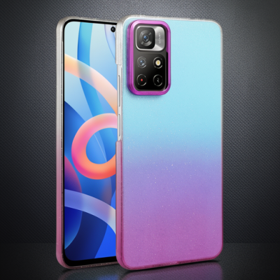 Xiaomi Redmi Note 11 Pro Glossy Kapak - Mor
