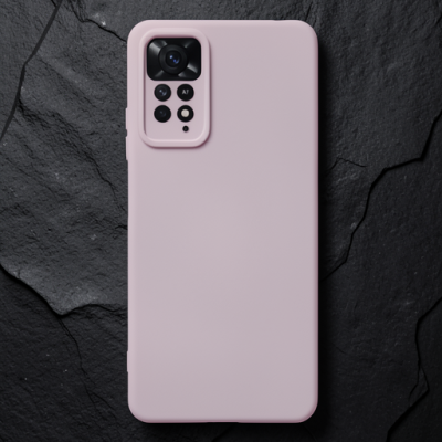 Xiaomi Redmi Note 11 Pro Kılıf Nano İçi Kadife Silikon - Lila