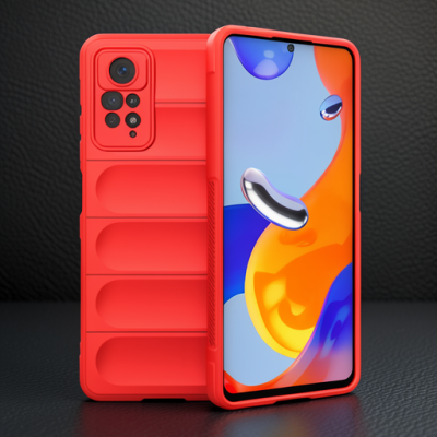 Xiaomi Redmi Note 11 Pro Kılıf Optimum Silikon - Kırmızı