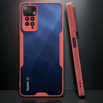 Xiaomi Redmi Note 11 Pro Kılıf Platin Silikon - Pembe