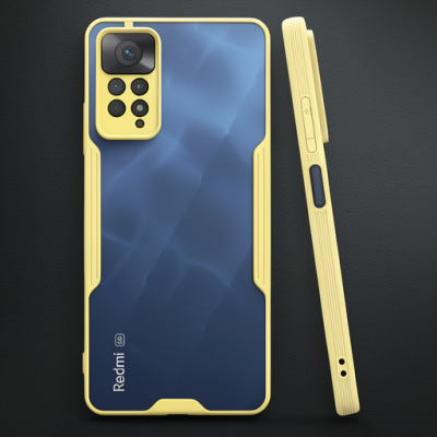 Xiaomi Redmi Note 11 Pro Kılıf Platin Silikon - Sarı