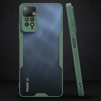 Xiaomi Redmi Note 11 Pro Kılıf Platin Silikon - Yeşil