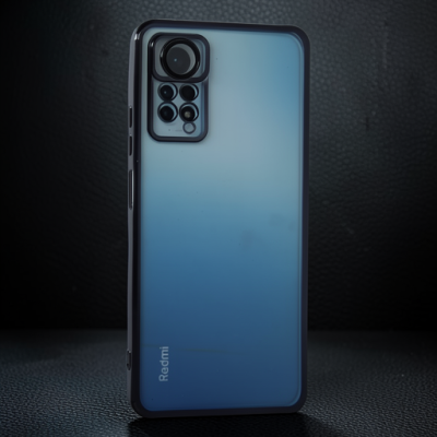 Xiaomi Redmi Note 11 Pro Kılıf Razer Lensli Silikon - Siyah