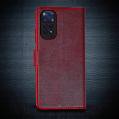 Xiaomi Redmi Note 11 Pro Kılıf Trend S Plus Kapaklı Kılıf - Yeşil