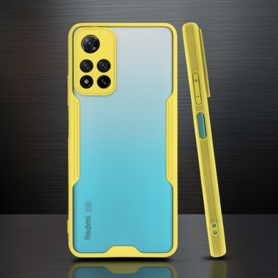Xiaomi Redmi Note 11 Pro Plus 5g Kılıf Platin Silikon - Sarı