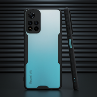 Xiaomi Redmi Note 11 Pro Plus 5g Kılıf Platin Silikon - Siyah