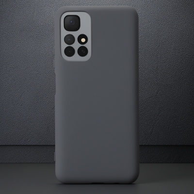 Xiaomi Redmi Note 11t Kılıf Nano İçi Kadife Silikon - Gri