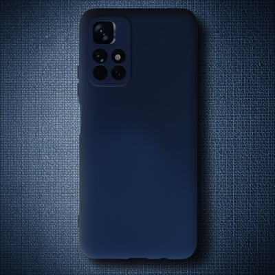 Xiaomi Redmi Note 11t Kılıf Nano İçi Kadife Silikon - Lacivert