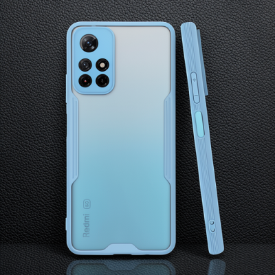 Xiaomi Redmi Note 11t Kılıf Platin Silikon - Mavi