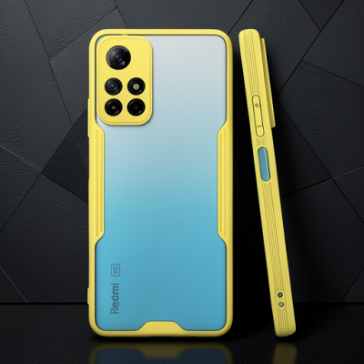 Xiaomi Redmi Note 11t Kılıf Platin Silikon - Sarı