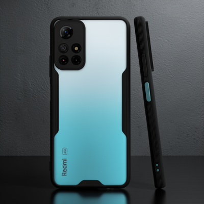 Xiaomi Redmi Note 11t Kılıf Platin Silikon - Siyah
