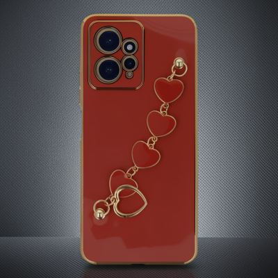 Xiaomi Redmi Note 12 4g Kılıf Esila Silikon - Kırmızı