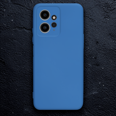Xiaomi Redmi Note 12 4g Kılıf First Silikon - Mavi
