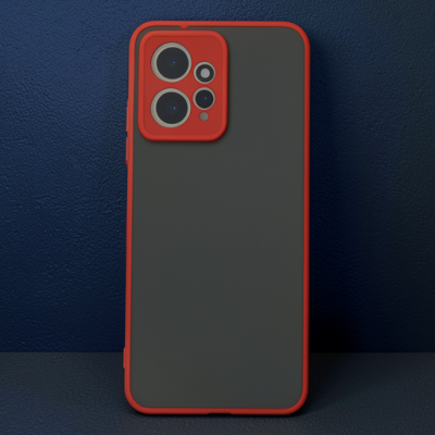 Xiaomi Redmi Note 12 4g Kılıf Montreal Silikon Kapak - Kırmızı