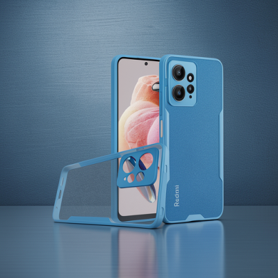 Xiaomi Redmi Note 12 4g Kılıf Platin Silikon - Mavi