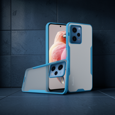 Xiaomi Redmi Note 12 5g Kılıf Platin Silikon - Mavi