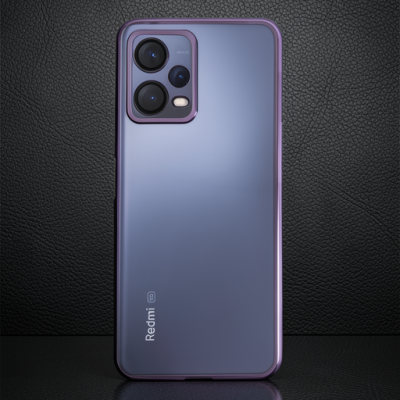 Xiaomi Redmi Note 12 5g Kılıf Razer Lensli Silikon - Mor