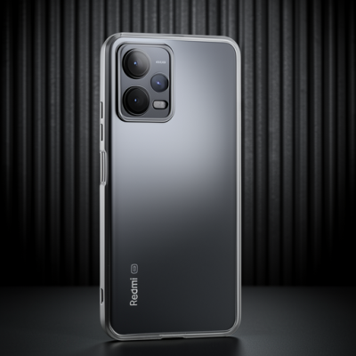 Xiaomi Redmi Note 12 5g Kılıf Razer Lensli Silikon - Siyah