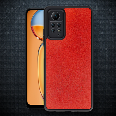 Xiaomi Redmi Note 12 Pro 4g Kılıf Aras Deri Kapak - Kırmızı