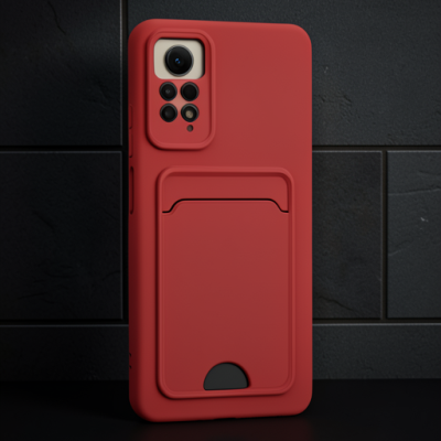 Xiaomi Redmi Note 12 Pro 4g Kılıf Kelvin Kartvizitli Silikon - Lila