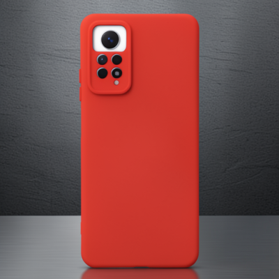 Xiaomi Redmi Note 12 Pro 4g Kılıf Nano İçi Kadife Silikon - Kırmızı