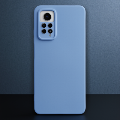 Xiaomi Redmi Note 12 Pro 4g Kılıf Nano İçi Kadife Silikon - Mavi