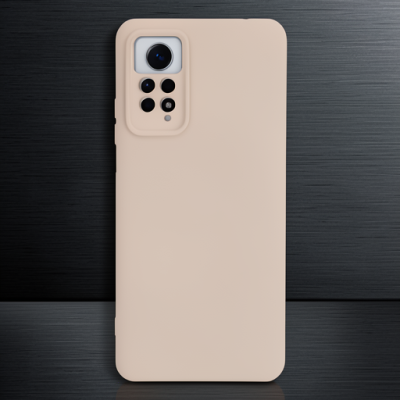 Xiaomi Redmi Note 12 Pro 4g Kılıf Nano İçi Kadife Silikon - Pudra