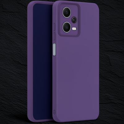 Xiaomi Redmi Note 12 Pro 5g Kılıf Nano İçi Kadife Silikon - Mor
