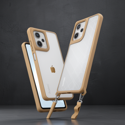 Xiaomi Redmi Note 12 Pro 5g Kılıf Penta Silikon Kılıf - Çöl Titanyum
