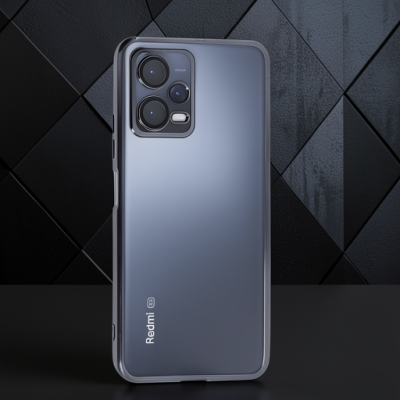 Xiaomi Redmi Note 12 Pro 5g Kılıf Razer Lensli Silikon - Siyah