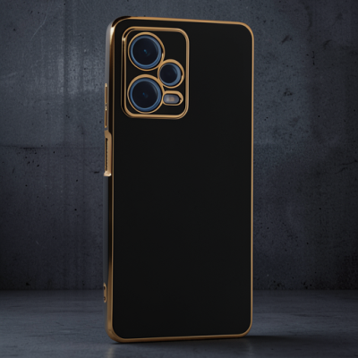 Xiaomi Redmi Note 12 Pro Plus Kılıf Volet Silikon - Siyah