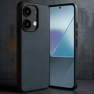 Xiaomi Redmi Note 13 4g Kılıf Aras Deri Kapak - Koyu Yeşil