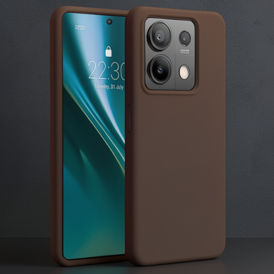 Xiaomi Redmi Note 13 4g Kılıf First Silikon - Koyu Yeşil