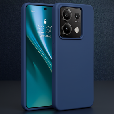 Xiaomi Redmi Note 13 4g Kılıf First Silikon - Lacivert