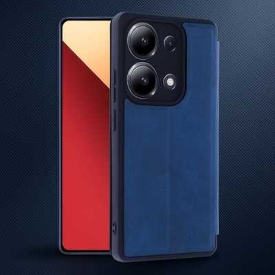 Xiaomi Redmi Note 13 4g Kılıf Flip Cover - Lacivert
