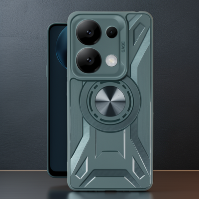 Xiaomi Redmi Note 13 4g Kılıf Lincoln Silikon - Koyu Yeşil