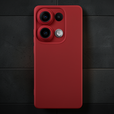 Xiaomi Redmi Note 13 4g Kılıf Nano İçi Kadife Silikon - Pudra
