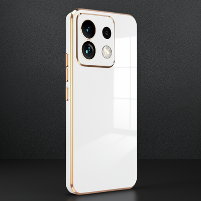Xiaomi Redmi Note 13 4g Kılıf Volet Silikon - Beyaz