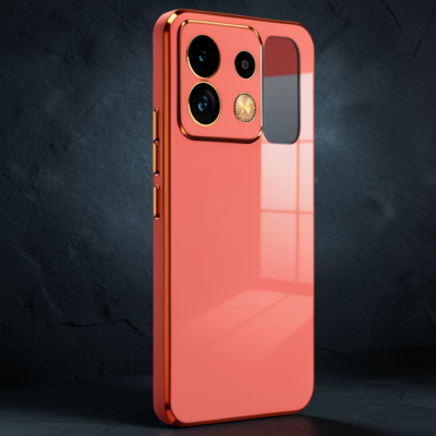 Xiaomi Redmi Note 13 4g Kılıf Volet Silikon - Kırmızı